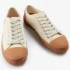 Low Hughes Herren-Plimsolls Beige Hellbeige Low Hughes Herren-Plimsolls Beige Hellbeige