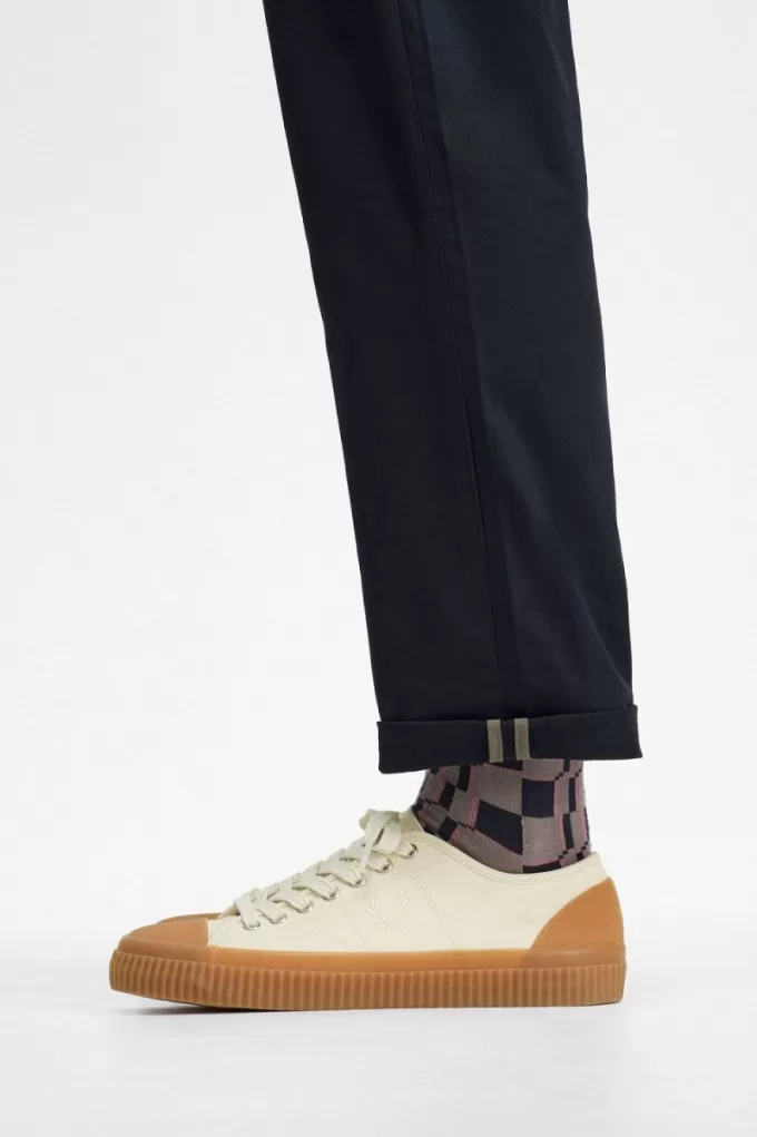 Low Hughes Herren-Plimsolls Beige Hellbeige Low Hughes Herren-Plimsolls Beige Hellbeige