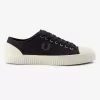 Low Hughes Herren-Plimsolls Black Gunmetal