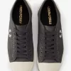 Low Hughes Herren-Plimsolls Gunmetal Beige