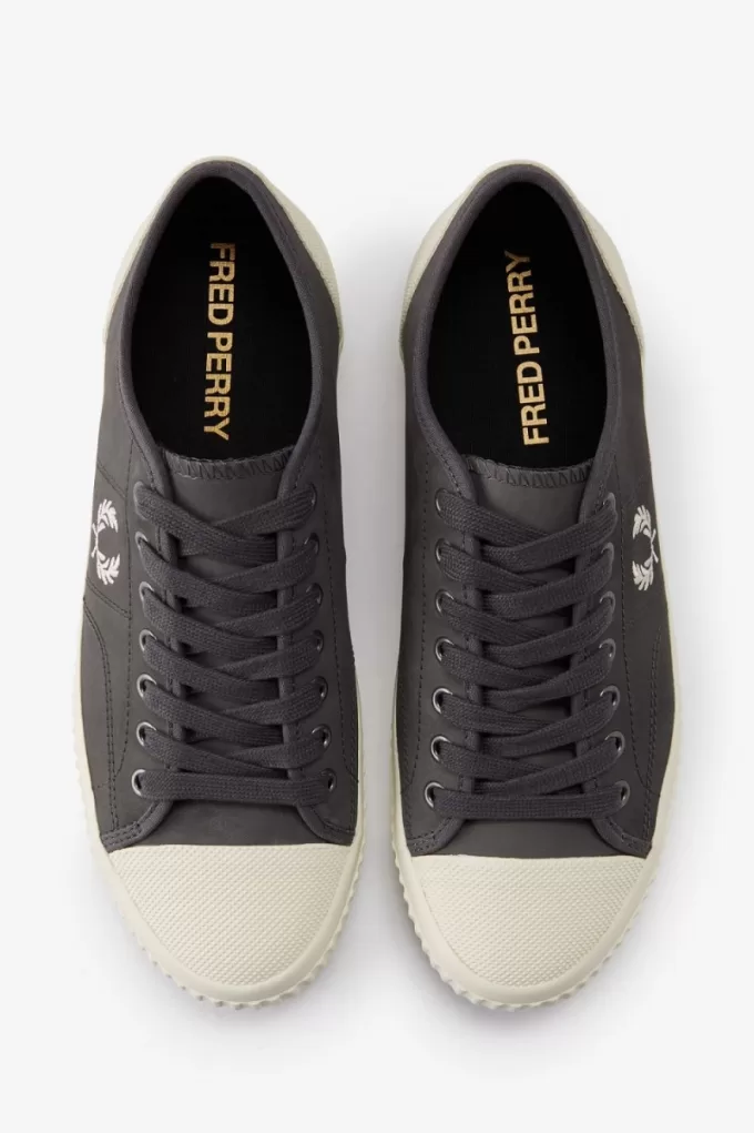 Low Hughes Herren-Plimsolls Gunmetal Beige