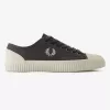 Low Hughes Herren-Plimsolls Gunmetal Beige