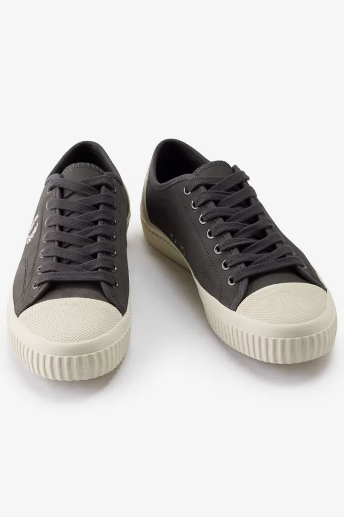 Low Hughes Herren-Plimsolls Gunmetal Beige