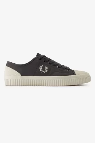 Low Hughes Herren-Plimsolls Gunmetal Beige