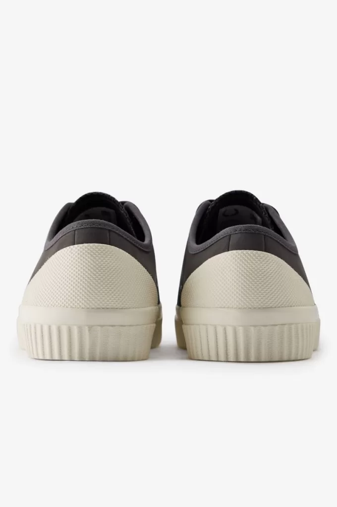 Low Hughes Herren-Plimsolls Gunmetal Beige