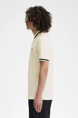 M2 Herrenhemd Beige Schwarz