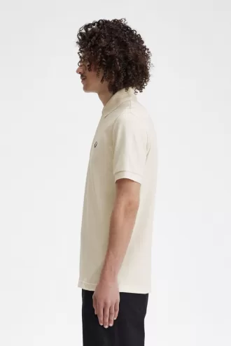 M3 Herrenhemd Beige Schwarz