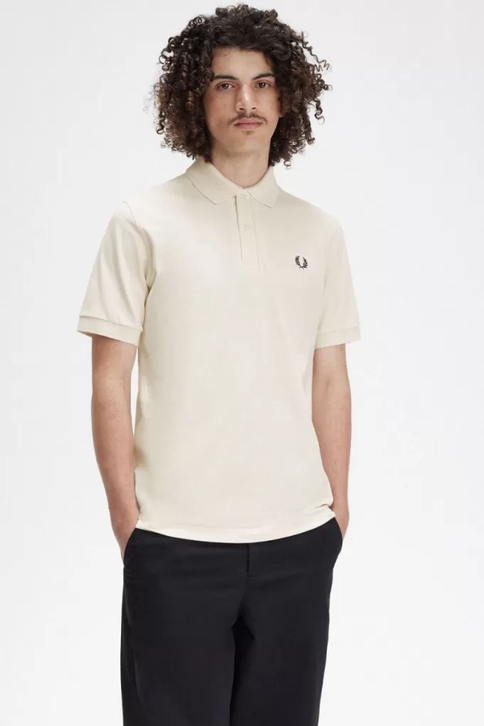 M3 Herrenhemd Beige Schwarz