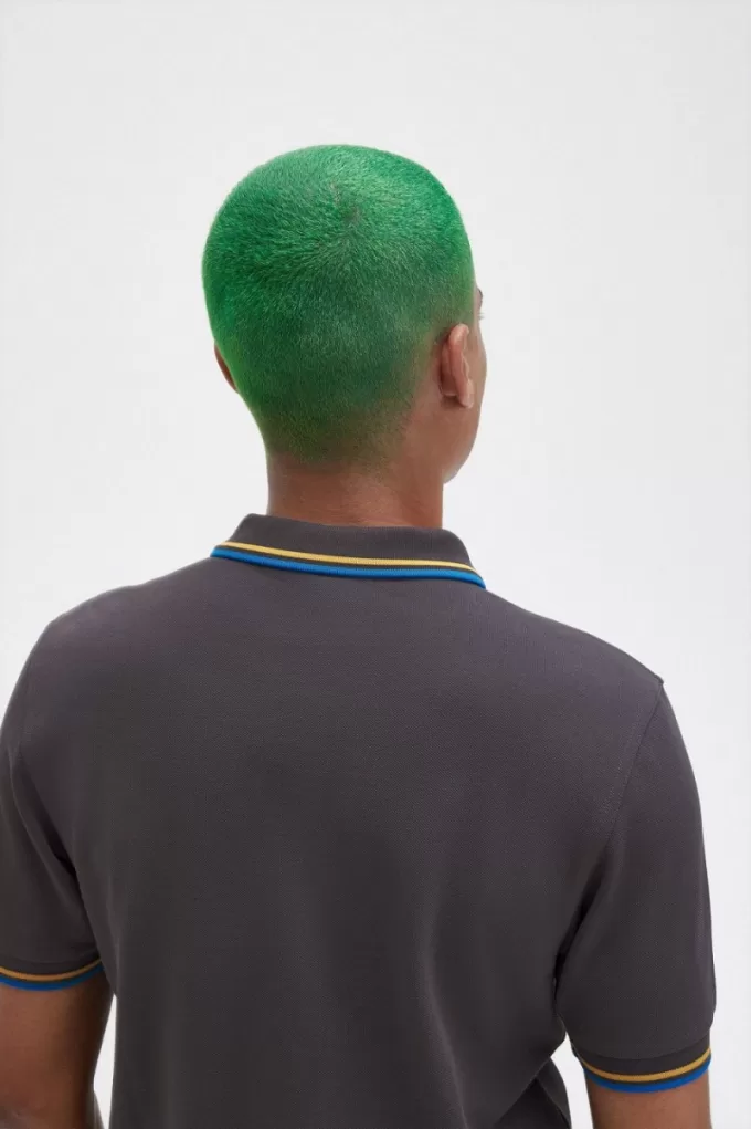 M3600 Herrenhemd Gunmetal Golden Hour Kingfisher