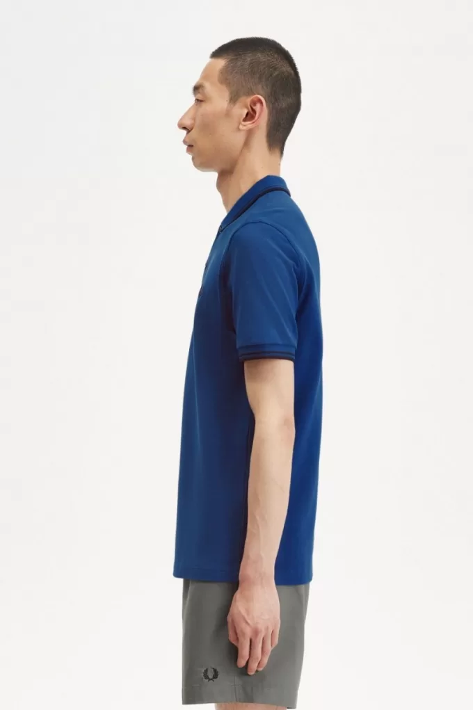 M3600 Herrenhemd Shaded Cobalt Navy Navy