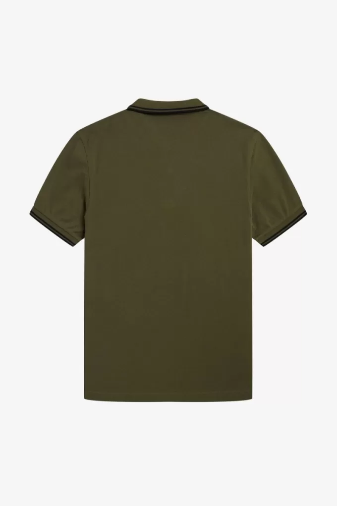 M3600 Herrenhemd Uniform Grün Schwarz