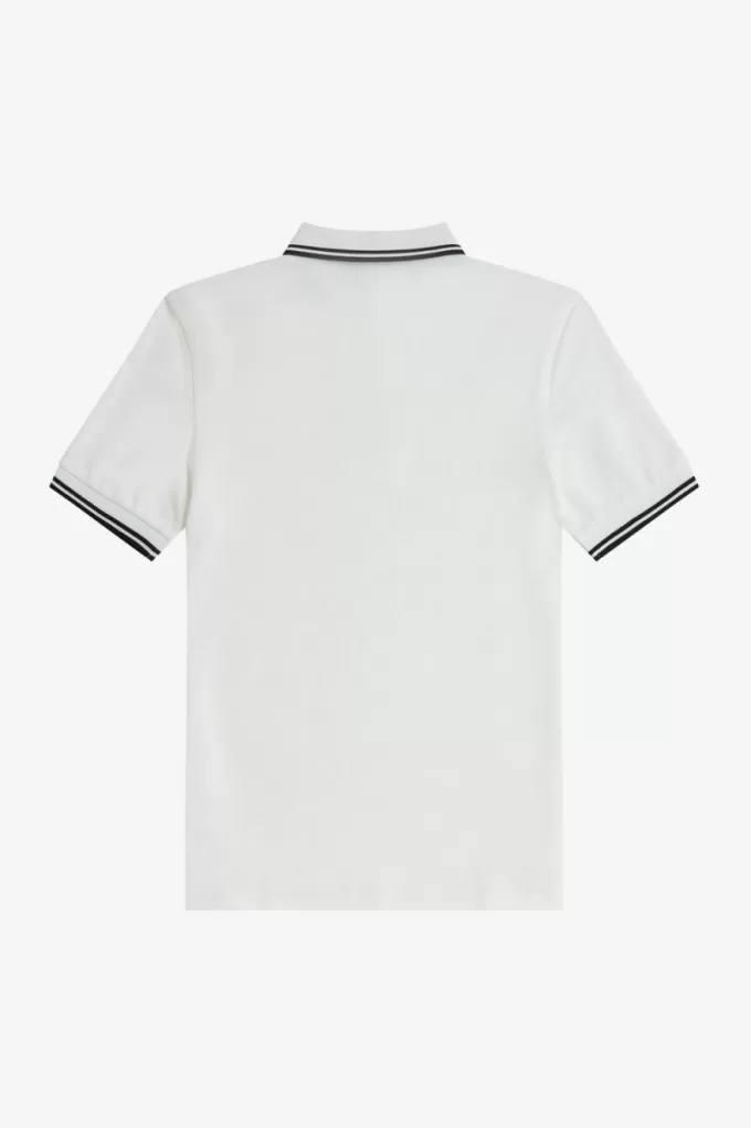 M3600 Herrenhemd Weiß Schwarz