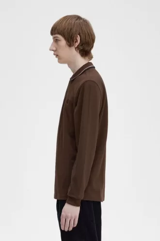 M3636 Herrenhemd Burnt Tobacco Dark Pink Black