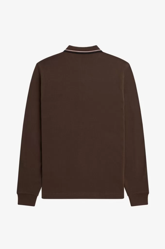 M3636 Herrenhemd Burnt Tobacco Dark Pink Black