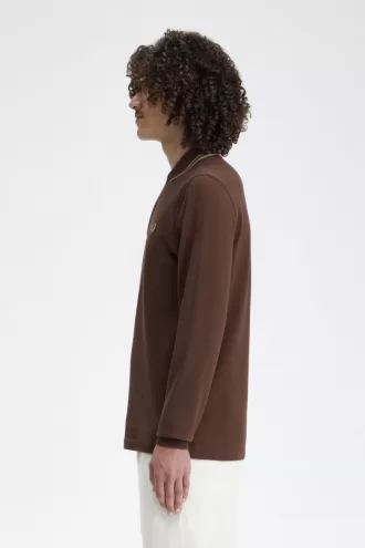 M3636 Herrenhemd Dunkelrot Warmgrau