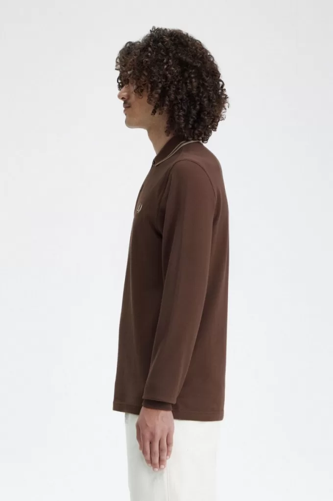 M3636 Herrenhemd Dunkelrot Warmgrau