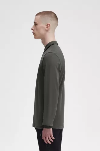 M3636 Herrenhemd Feldgrün Schwarz