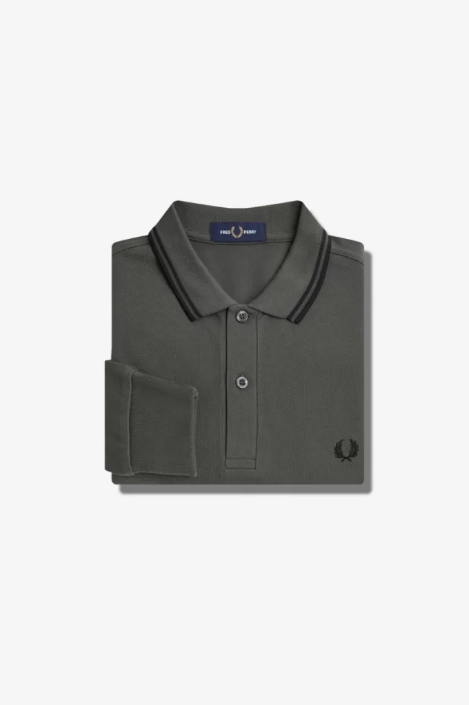 M3636 Herrenhemd Feldgrün Schwarz