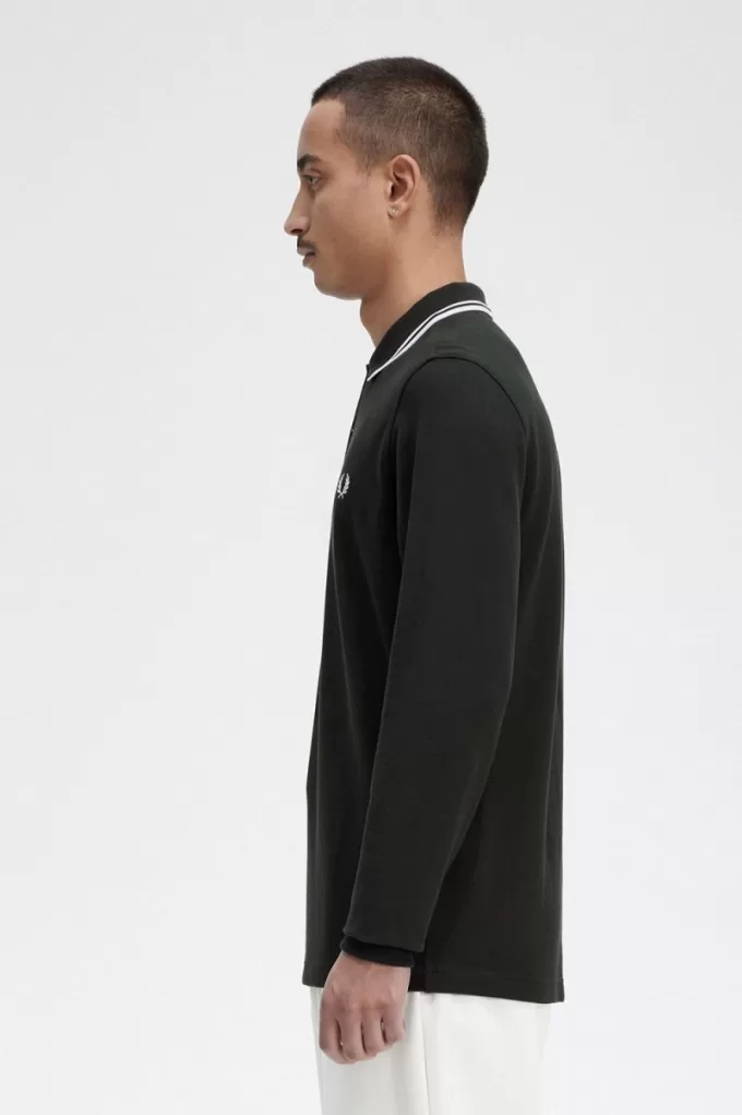 M3636 Herrenhemd Night Green Snow White