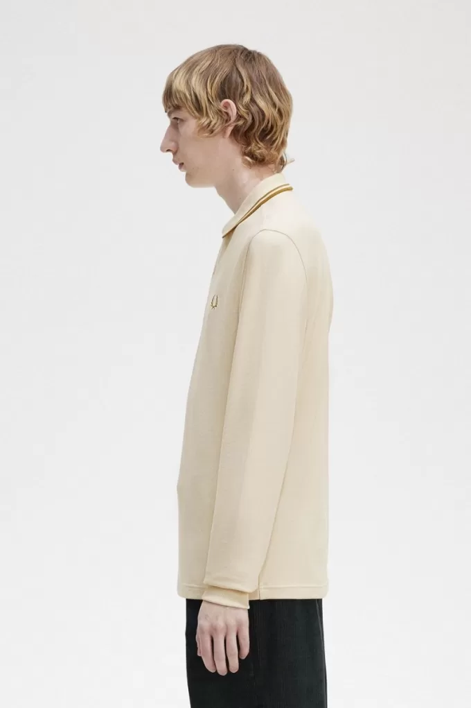 M3636 Herrenhemd Oatmeal Dark Coffee Dark Coffee