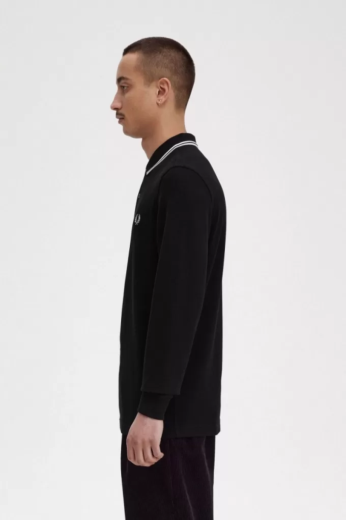 M3636 Herrenhemd Schwarz Beige Kalkstein