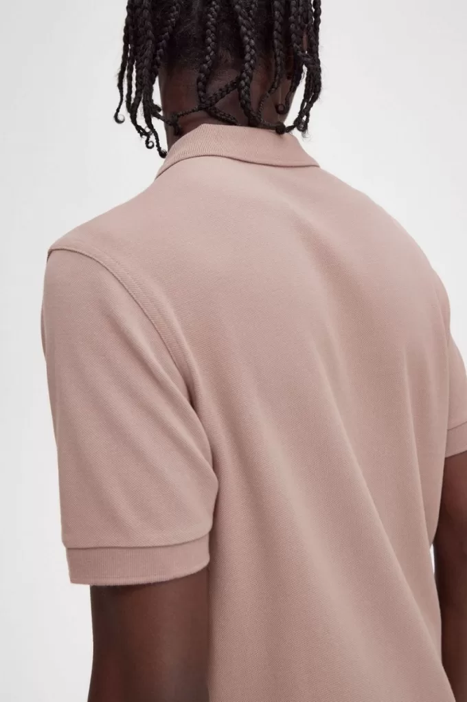 M6000 Herrenhemd Dunkelrosa Burnt Tobacco