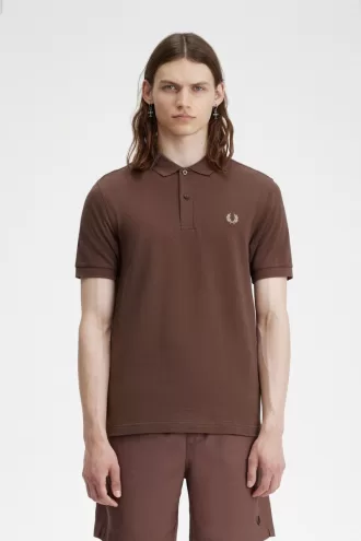 M6000 Herrenhemd Dunkelrot Warmgrau