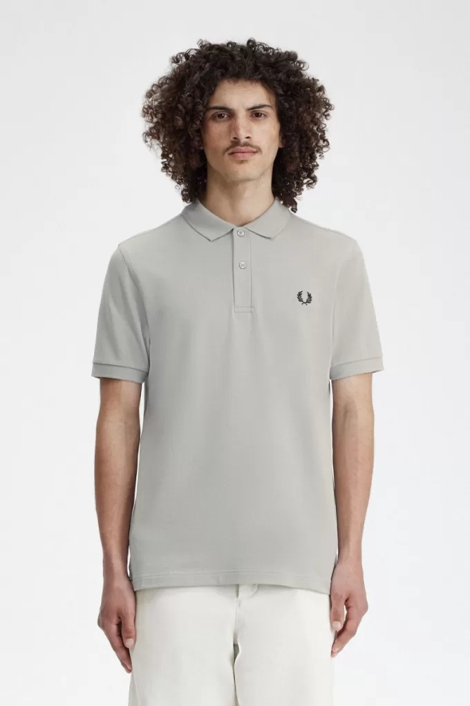 M6000 Herrenhemd Grau Schwarz