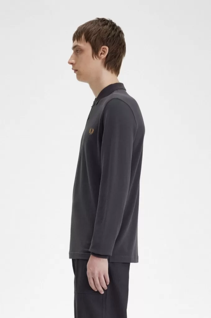 M6006 Herrenhemd Anchor Grey Dark Coffee