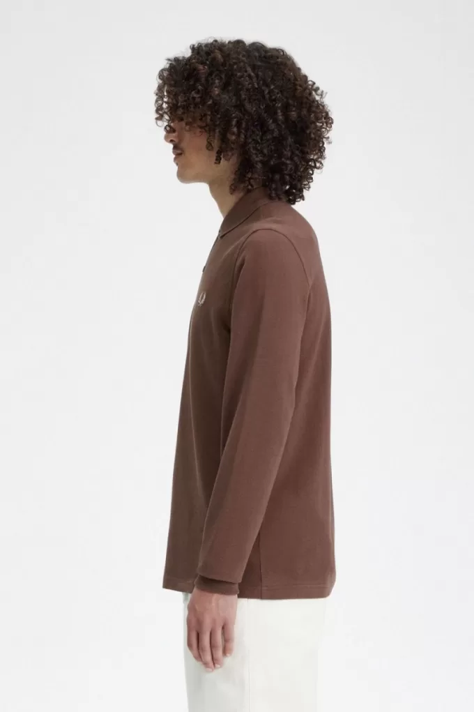 M6006 Herrenhemd Dunkelrot Warmgrau