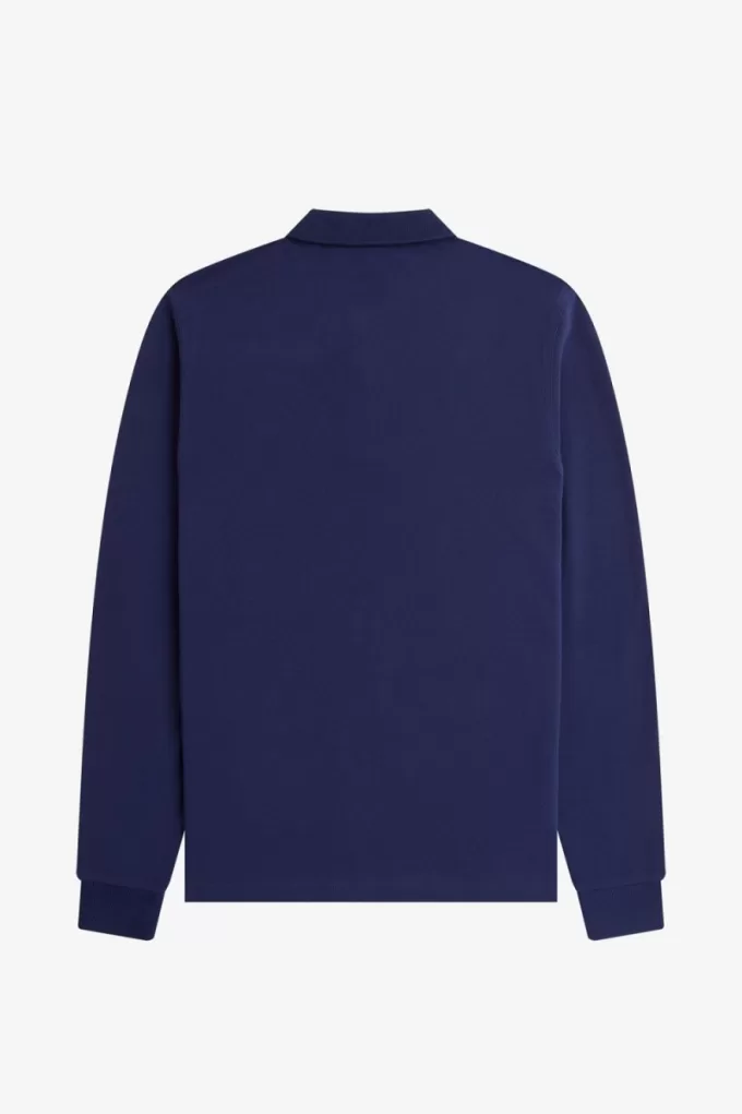 M6006 Herrenhemd, französische Marine, Whiskybraun