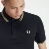 Makati M12 Herren Poloshirt Schwarz Champagner