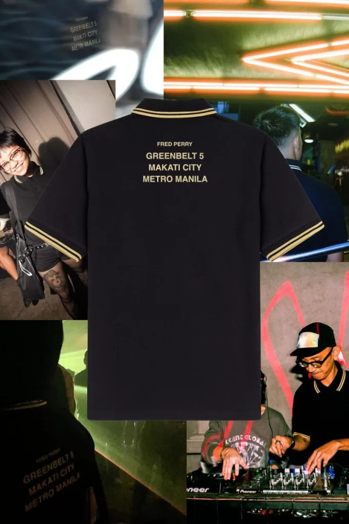 Makati M12 Herren Poloshirt Schwarz Champagner