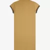 Metallic-Strickkleid für Damen 1964 Gold