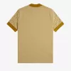 Micro Chequerboard Herren T-Shirt Oatmeal Dark Coffee