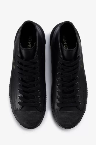 Mid Hughes Damen Plimsolls Schwarz Uniform Grün