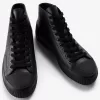 Mid Hughes Damen Plimsolls Schwarz Uniform Grün