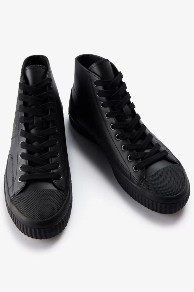 Mid Hughes Herren-Plimsolls, Schwarz, Uniformgrün