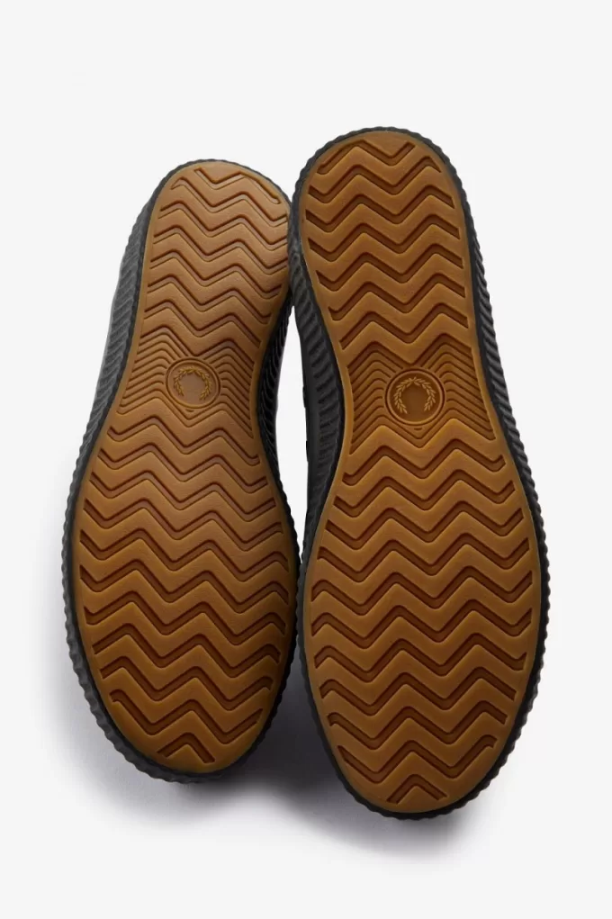 Mid Hughes Herren-Plimsolls, Schwarz, Uniformgrün