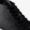 Mid Hughes Herren-Plimsolls, Schwarz, Uniformgrün