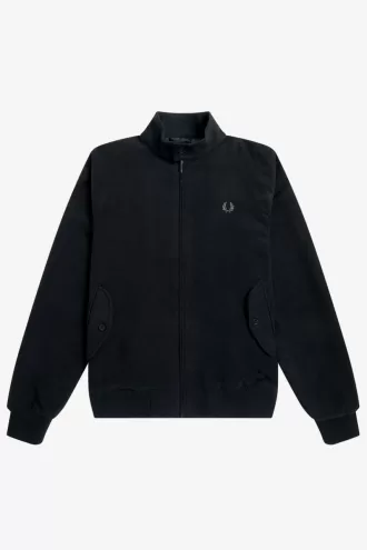 Moleskin Harrington Herrenjacken Schwarz