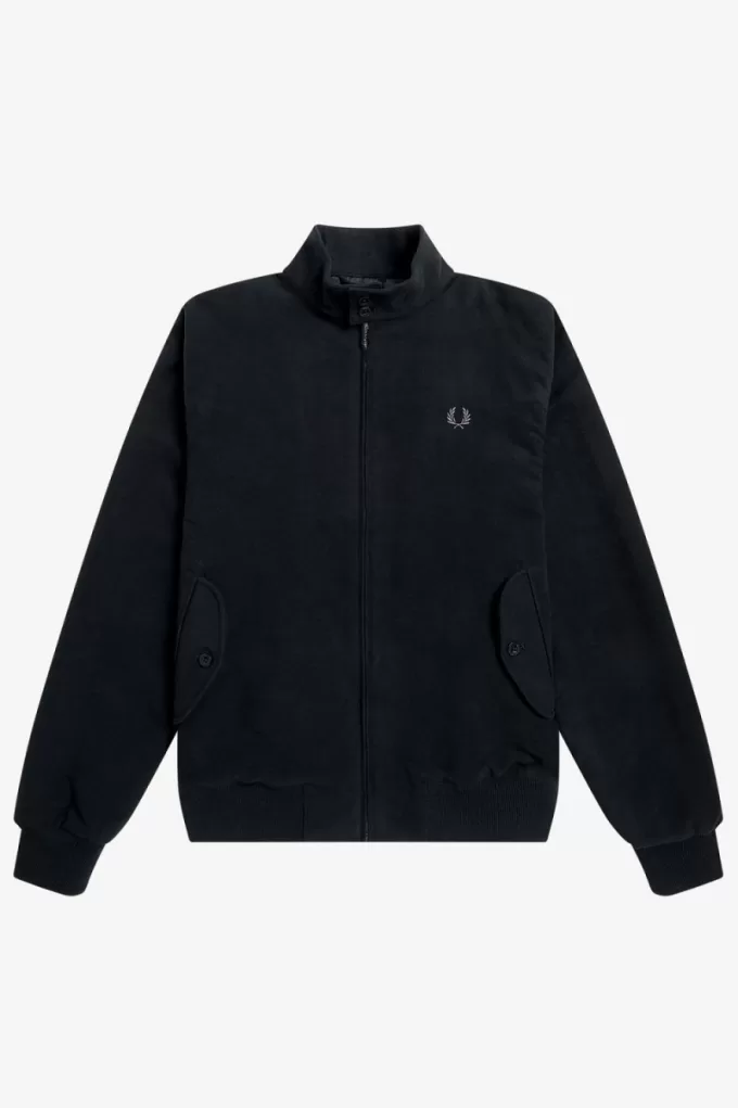 Moleskin Harrington Herrenjacken Schwarz
