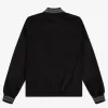 Needlecord Tennis Bomber Herrenjacken Schwarz