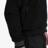 Needlecord Tennis Bomber Herrenjacken Schwarz