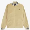 Needlecord Tennis Bomber Herrenjacken Stone