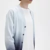 Ombre Herren-Cardigan Hellblau