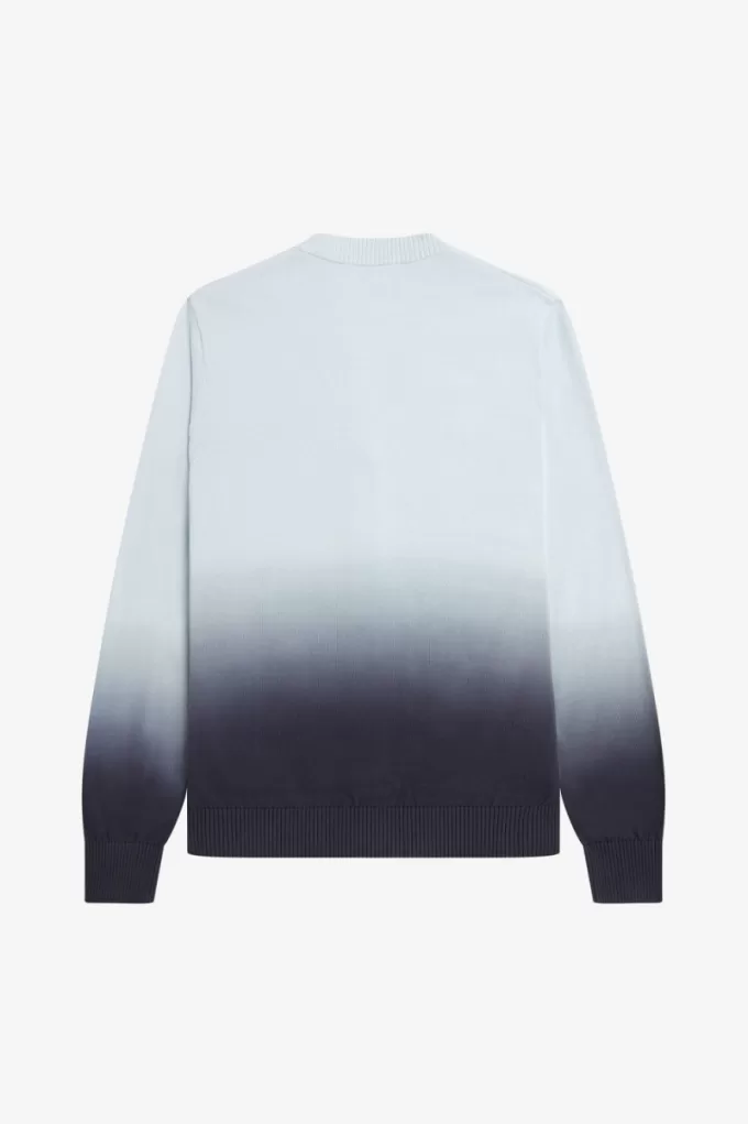 Ombre Herren-Cardigan Hellblau