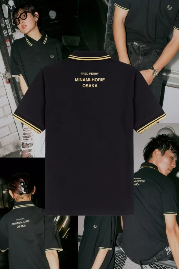 Osaka M12 Herren Poloshirt Schwarz Champagner Osaka M12 Herren Poloshirt Schwarz Champagner