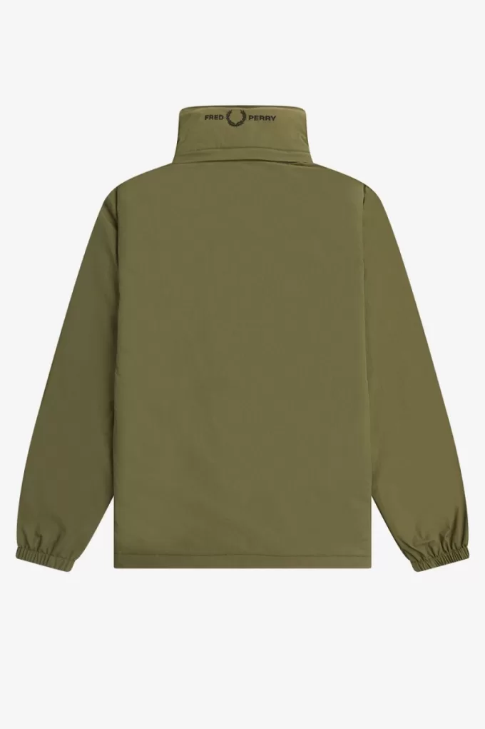 Patch Pocket Zip Through Herrenjacken Uniform Grün