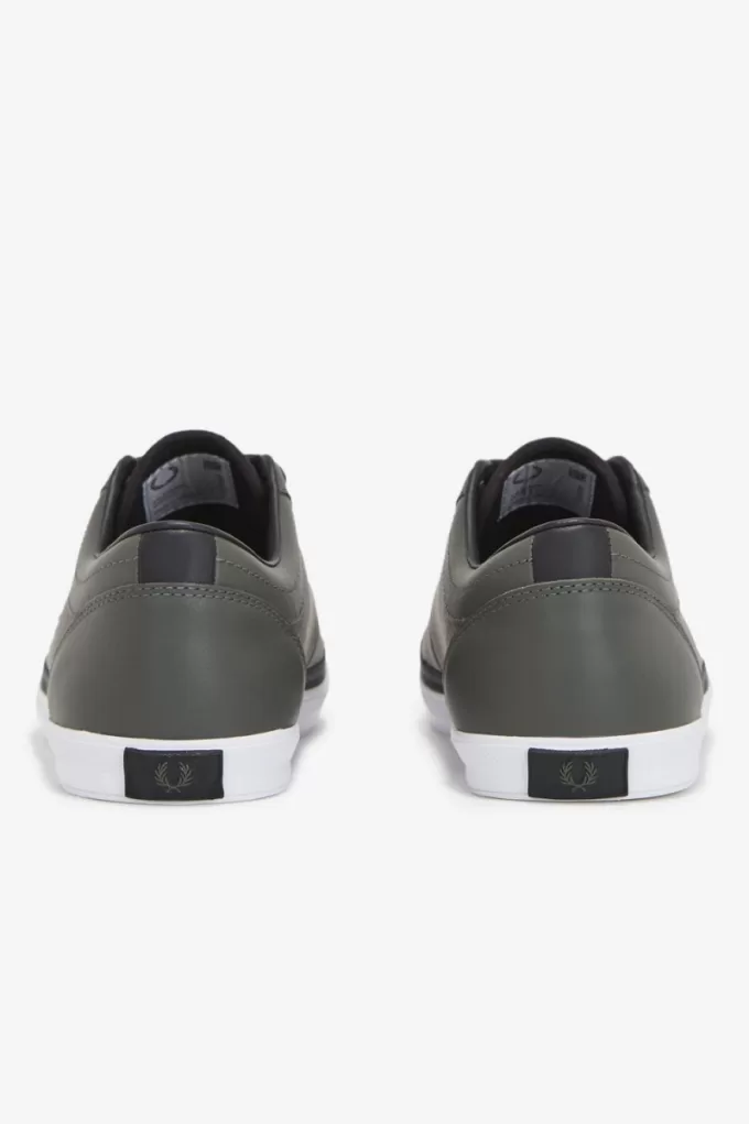 Perforated Baseline Herren-Tennisschuhe Feldgrün Schwarz